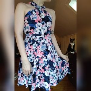 Floral mini dress